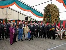 Proklamation Erntepaar 2001