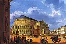 Das erste Opernhaus Sempers in Dresden als architektonisches Vorbild des Saarländischen Staatstheaters
