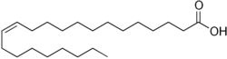 Strukturformel der Erucasäure