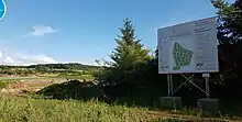 Neubaugebiet Ambelwiesen II mit Informationstafel