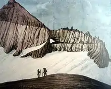 Die Tschingelhörner und das Martinsloch; 22. Juli 1812