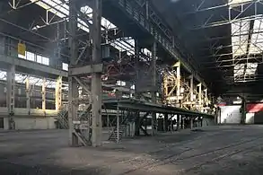 Halle des einstigen Lokbaus in M3, 2012