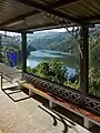 Blick von der Station Mosteirô auf den Fluss Douro