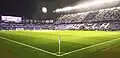 Blick in das Stadion auf die Süd- (links) und die Westtribüne bei der Ligabegegnung Real Valladolid gegen den FC Sevilla (November 2019)
