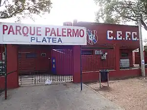 Der Estadio Parque Palermo im Juli 2014