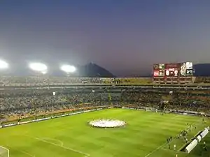 Das Estadio Universitario am 24. Februar 2016 vor dem Viertelfinale der CONCACAF Champions League 2015/16 zwischen Tigres gegen Real Salt Lake.