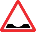 Unebene Fahrbahn