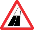 Unbefestige Straße voraus
