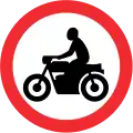 Verbot für Motorräder