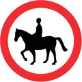 Verbot für Reiter