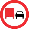 Kein Überholen mit LKW