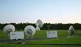 Einige Antennen von ESTRACK