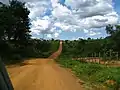 Straße in der ländlichen Gegend von Montes Claros