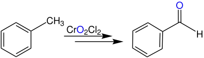 Übersichtsreaktion der Etard-Reaktion