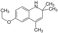 Strukturformel von Ethoxyquin