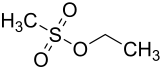 Struktur von Ethylmethansulfonat