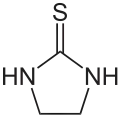 Struktur von Ethylthioharnstoff