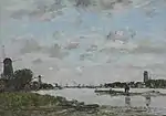 Die Maas bei Dordrecht, Eugène Boudin