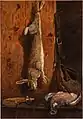 Eugène Boudin:Stillleben mit Hase und Rebhuhnum 1856–60