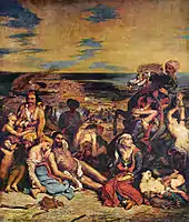 Eugene Delacroix: Massaker auf Chios.