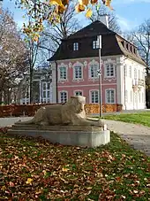 Ruhende Löwin, 1928, Stadtgarten in Schwäbisch Gmünd
