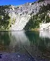 Eunice Lake mit Blick auf den Tolmie Peak Lookout (Aufnahme von 2015)