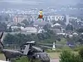 Christoph 23 und Großraum-Rettungshubschrauber (CH-53)