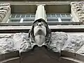 Schlussteinkopf „Athene“, gestaltet von Heinrich Günther-Gera (Europäisches Patentamt Berlin)