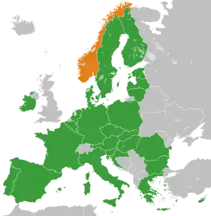 Norwegen und die EU in Europa