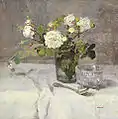 Eva Gonzalès: Rosen in einem Glas, um 1880–1882