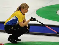 Eva Lund bei den Olympischen Winterspielen 2010