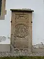 Grabstein Anna Margareta von Wachenheim geb. Vogt von Hunolstein, ev. Kirche Monsheim