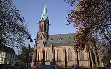 evangelische Kreuzkirche in Viersen, 1879