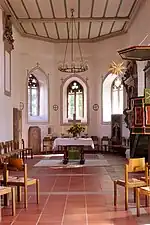Blick in den Chorraum