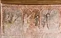 Westwand links: Adam und Eva arbeiten / Opfer Kains und Abels / Kain ermordet Abel