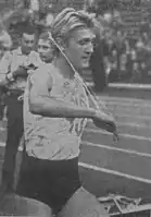 Europameisterin Ewa Kłobukowska – beidiesen Europameisterschaften auchZweite über 200 Meter und Siegerin mit der4-mal-100-Meter-Staffel