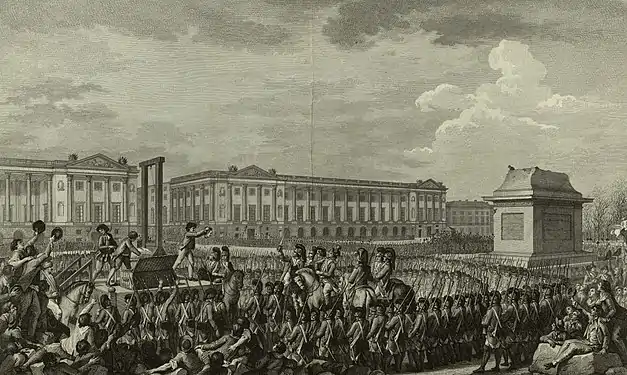 Place de la Concorde – Hinrichtung Ludwig XVI. am 21. Januar 1793