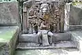 Reproduktion der Skulptur von Mictlantecuhtli in El Zapotal