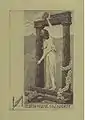 Jugendstil-Exlibris für Eugen und Helene Ollendorff in Breslau(Radierung von Helma Fischer-Oels, 1. Hälfte des 20. Jahrhunderts)