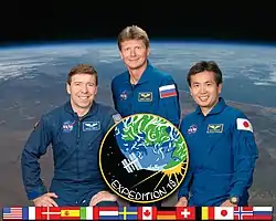 Michael Barratt, Gennadi Padalka, Koichi Wakata