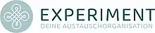 Zweifach verschlungene Schleife mit Schriftzug