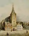 Detail einer Pinselzeichnung, 1870
