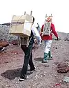 Japanische Holztrage