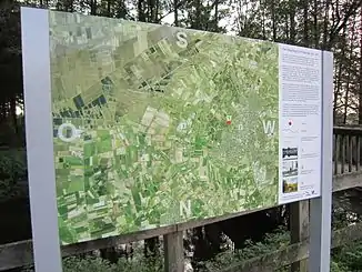 Informationstafel am Vechtaer Moorbach in Füchtel