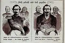Frankfurter Fürstentag 1863 Karikatur