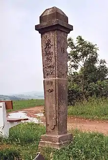 Halbmeilensäule Nr. 18 nahe Fürstenwalde