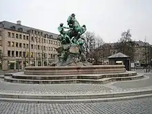 Centauren-Brunnen in Fürth (Entwurf: Rudolf Maison)