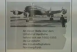 Gedenktafel am U-Bahnhof Hardhöhe