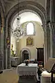 Kirche, südl. Querschiffarm, Tür zur Sakristei