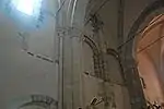 Basilika, Mittelschiff, Nordost-Wand, Joche 1–3